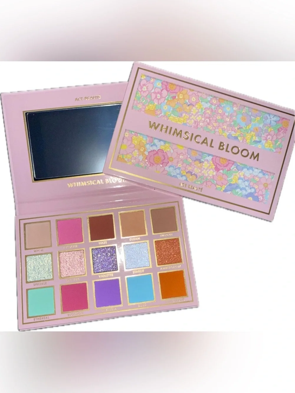 Ace Beaute Whimsical Bloom Eyeshadow Palette - 15 Color Palette NIB